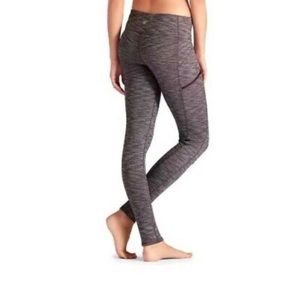 Athleta Purple Zipper Leggings